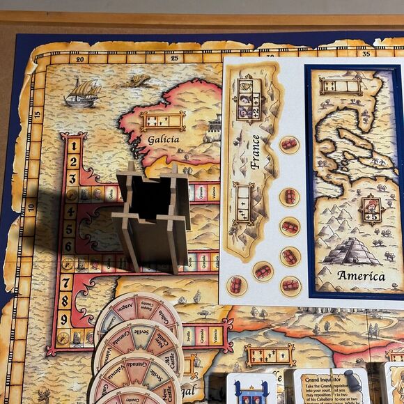 El Grande Decennial Edition Rio Grande Games Complete 12+ - Picture 8 of 16